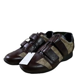 Gucci Guccissima GG Women's Leather Trainers Shoes.